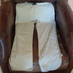 NWOT Beige Zipper Side Lightweight Pants